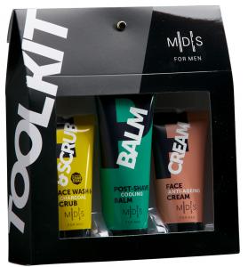 M|D|S FOR MEN TOOL KIT *face wash *face cream *post-shave cooling balm - 2706325