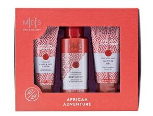 M|D|S spa & beauty - AFRICAN ADVENTURE spa & beauty trio in luxurious box (25x21x6 cm) - 2708327