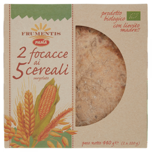 Focaccia ai 5 Cereali - 5 Cereals flatbread