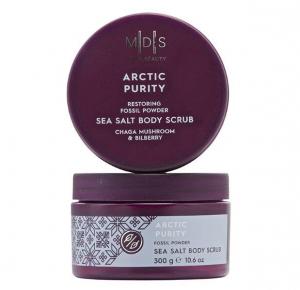 M|D|S spa & beauty - ARCTIC PURITY 'restoring fossil powder sea salt body scrub', 300 g - beeswax - chaga mushroom / bilberry extract - 2708406