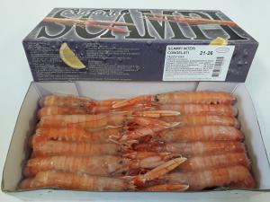 Frozen scampi