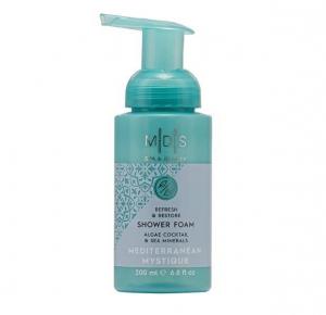 M|D|S spa & beauty - MEDITERRANEAN MYSTIQUE 'refresh & restore shower foam' produces a delicate and creamy foam, 200 ml - algae cocktail / spirulina extract - 2708501
