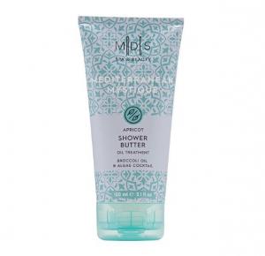 M|D|S spa & beauty - MEDITERRANEAN MYSTIQUE ‘apricot shower butter oil treatment’, 150 ml - broccoli / argan / grapeseed oil - apricot butter - algae cocktail extract - 2708503
