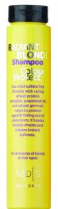 M|D|S  HAIR CARE - RADIANT BLONDE sulfate free shampoo COLOUR PROTECT -  wheat protein complex, 250ml - grape seed & wheat germ oil - wheat germ & honey extract - all hair types - 2709101