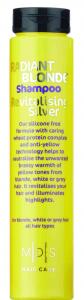 M|D|S HAIR CARE - RADIANT BLONDE silicone free shampoo REVITALISING SILVER - wheat protein & anti yellow technology complex, 250ml - micro oils - wheat germ & honey extract - all hair types - 2709107
