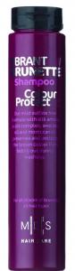 M|D|S HAIR CARE - VIBRANT BRUNETTE sulfate free shampoo COLOUR PROTECT - silk amino acids complex, 250ml - avocado & Moroccan oil - silk tree, henna & cocoa extract - all hair types - 2709201