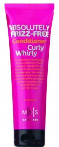 M|D|S HAIR CARE - ABSOLUTELY FRIZZ-FREE conditioner CURLY WHIRLY with exceptional memory benefits to hold frizz free curls for longer - corn starch complex, 250ml - macadamia, coconut & camelina oil - purple corn & seaweed extract - curly hair type - 2709