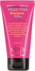 M|D|S HAIR CARE - ABSOLUTELY FRIZZ-FREE shampoo SILKY SMOOTH - corn starch complex, 75ml - shea butter, coconut & camelina oil - purple corn & bamboo extract - dry hair type - 2709509