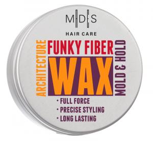 M|D|S HAIR CARE STYLING - mold and hold FUNKY FIBER WAX, non-greasy formula with natural waxes, 75ml - all hair types - benefits: precise styling - long lasting - for funky hairstyles - 2709606