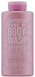 M|D|S BATH & BODY - TEMPTATION PURE body wash, 500ml - matt pale purple - elegant character fragrance - liquorice extract - 2709702