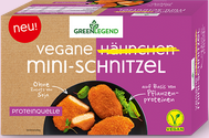Green Legend Frozen Mini Schnitzel Like Chicken