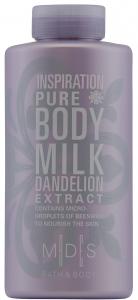 M|D|S BATH & BODY - INSPIRATION PURE body milk, 500ml - matt pale lilac - floral rendezvous fragrance - dandelion extract - 2709706
