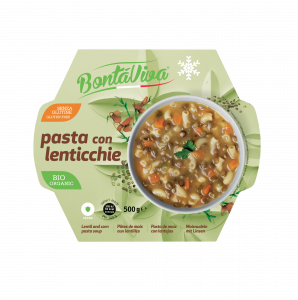 ORGANIC GLUTEN FREE LENTIL AND CORN PASTA SOUP