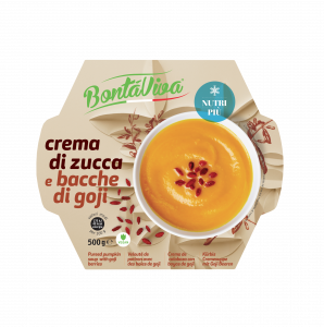 PUMPKIN SOUP WITH GOJI BERRIES