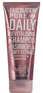 M|D|S BATH & BODY - FASCINATION PURE sulfate free & silicone free daily revitalising shampoo, 200ml - metallic pale pink - sensual freshness fragrance - cashmere & honey extract - 2709707