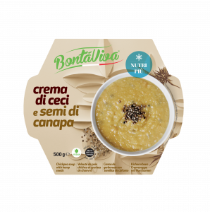 CHICKPEA SOUP WITH HEMP SEEDS