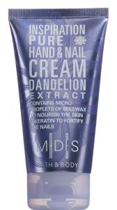 M|D|S BATH & BODY - INSPIRATION PURE hand & nail cream, 75ml - metallic pale lilac - floral rendezvous fragrance - dandelion extract - 2709715