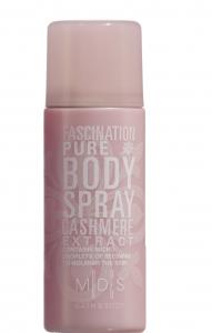 M|D|S BATH & BODY - FASCINATION PURE body spray, 50ml - matt pale pink - sensual freshness fragrance - cashmere extract - 2709716