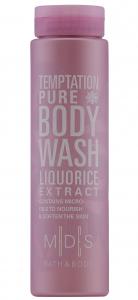 M|D|S BATH & BODY - TEMPTATION PURE body wash, 200ml - matt pale purple - elegant character fragrance - liquorice extract - 2709720