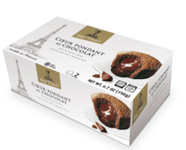 2 Chocolate lava cakes