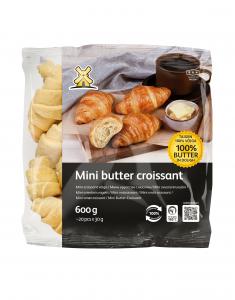 Mini butter croissant 600g (~20 pcs x 30g) / 9323