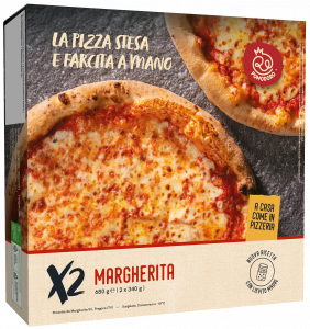 Hand-made Sourdough Pizza Margherita 340 g X2 | Re Pomodoro