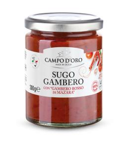 TOMATO SAUCE WITH RED SHRIMPS FROM MAZARA