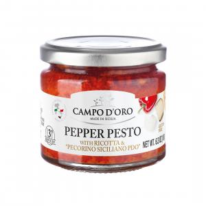 PEPPER & RICOTTA PESTO WITH “PECORINO SICILIANO PDO”
