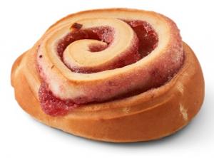 Strawberry Squidgy Bun, 110 g