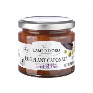 EGGPLANTS CAPONATA APPETIZER WITH “CAPERS FROM PANTELLERIA PGI” (Copy)