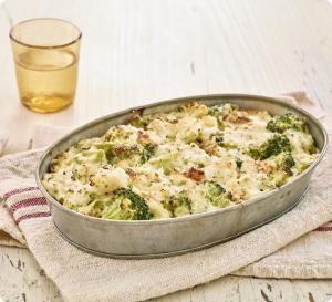Broccoli & Cauliflower Gratin