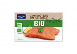 BIO skinless trout portion (French origin)