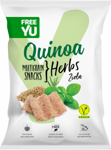 FreeYu Quinoa multigrain snacks and herbs