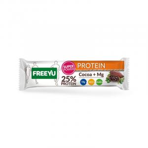 FreeYu protein cocoa bar with Mg