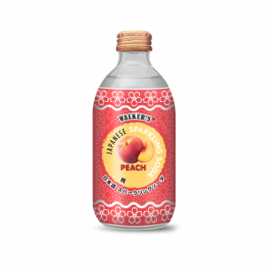 Walker's Japanese Sparkling Soda 290ml - Peach