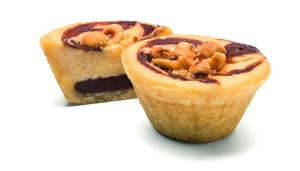 Mini cheesecake, hazelnut chocolate