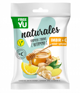 Naturales - filled caramels with ginger and Vitamin C