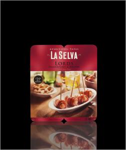 Cocktail sausage with bacon