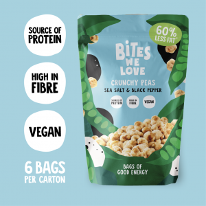 Crunchy Peas Sea Salt & Black Pepper 100 gr.