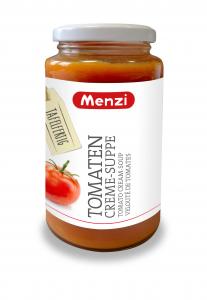 RANGE OF FRESH SOUPS - tomato cream soup /  veloute de tomates