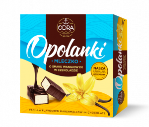 Vanilla marshmallow in chocolate