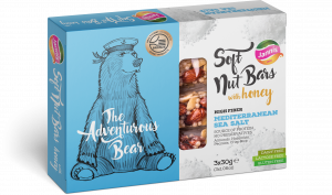 Soft Nut Bars with Honey - Mediterranean Sea Salt 3x30g