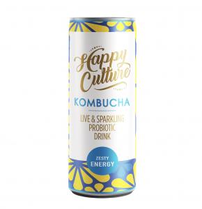 Zesty Energy Kombucha (300mL CAN)