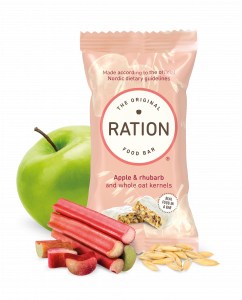 Snack bar - apple & rhubarb 55g - DK/ SE/ FI/ UK/ DE/ NL