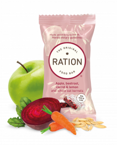 Snack bar - apple, beetroot, carrot & lemon 55g - DK/ SE/ FI/ UK/ DE/ NL