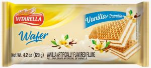 Wafer 120g - vanilla flavor