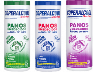 COPERALCOOL BACFREE  70° SURFACE WIPS POTE