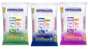 COPERALCOOL BACFREE DISINFECTING WIPES 70% - FLOW PACK - 50 UN. 20X18CM