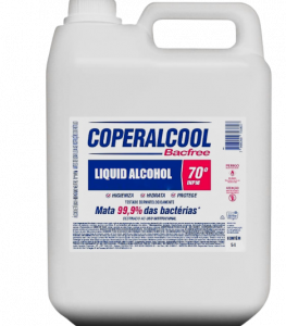 ALCOHOL COPRALCOOL BACFREE LIQUID 70 INPM 5L