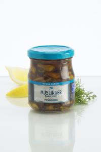 Mussels, smoked in oil